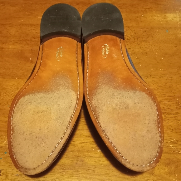 Florsheim Imperial Leather tassel loafers sz 9.5 D - Picture 5 of 8